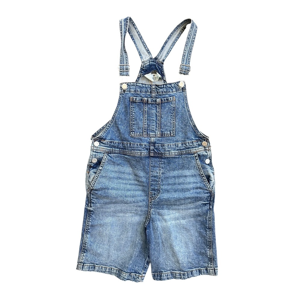 H&M Blue Denim Short Overalls